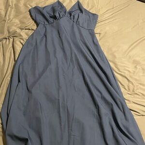 SHEIN Halter top Blue Dress